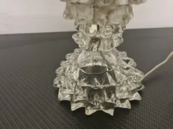 Pamono Lampshade in Rostrated Glass attributed to Ercole Barovier for Barovier & Toso, 1940s