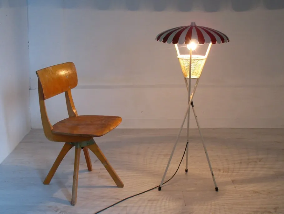 Outlet Pamono Lantern Floor Lamp, 1960s