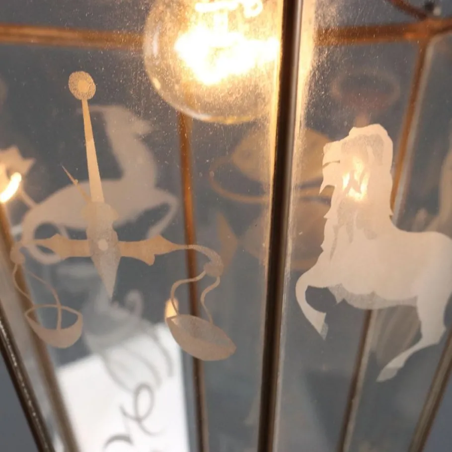 Discount Pamono Lantern Pendant Light, Italy, 20th Century