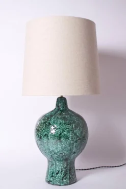 Pamono Lanzarote Green Marbled Lamp by Barracuda Interiors