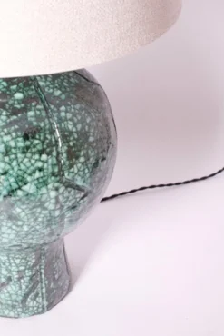 Pamono Lanzarote Green Marbled Lamp by Barracuda Interiors