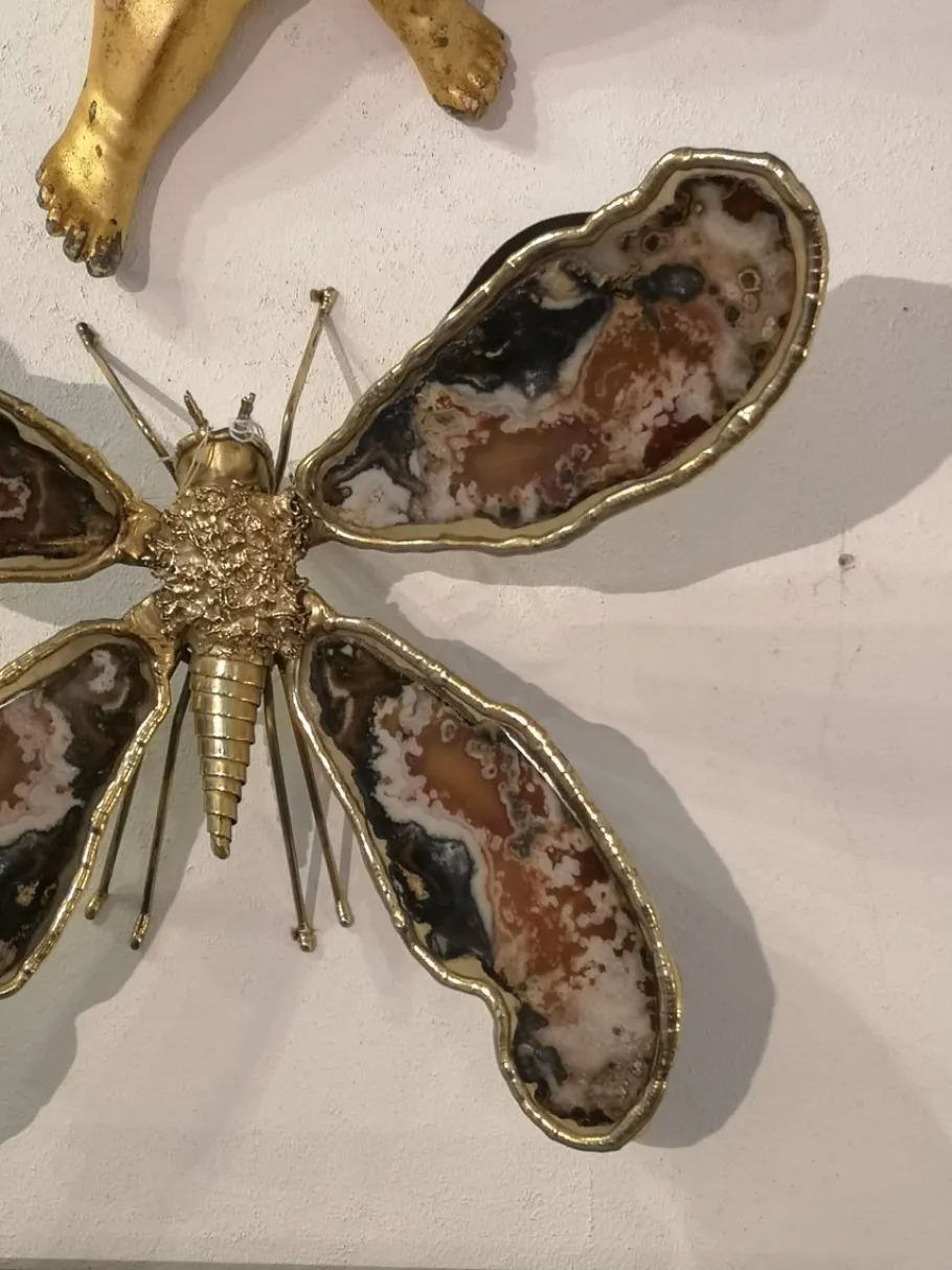 Best Pamono Large Agathe Butterfly Wall Light, 1970s