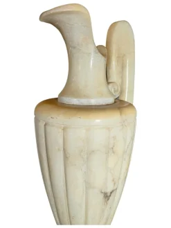 Sale Pamono Large Alabaster Jug on Illuminated Base, 1900s