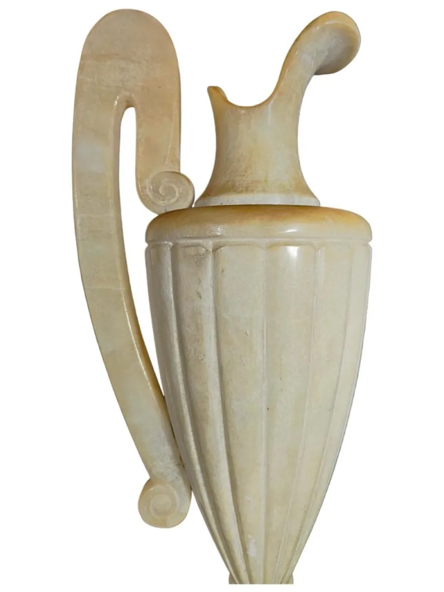 Sale Pamono Large Alabaster Jug on Illuminated Base, 1900s