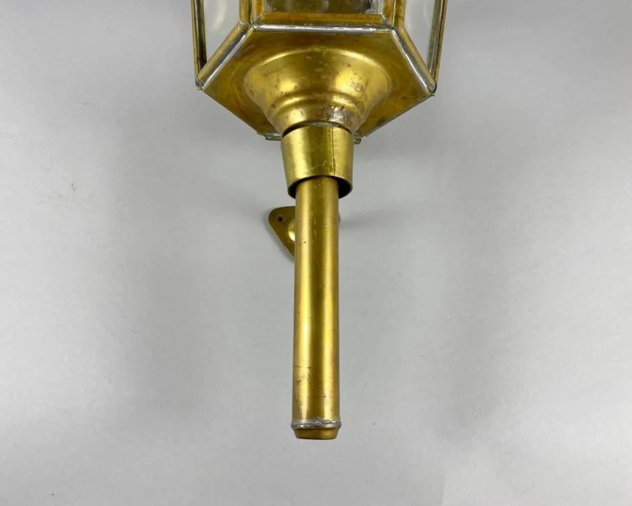 Online Pamono Large Antique Carriage Lantern, 1920