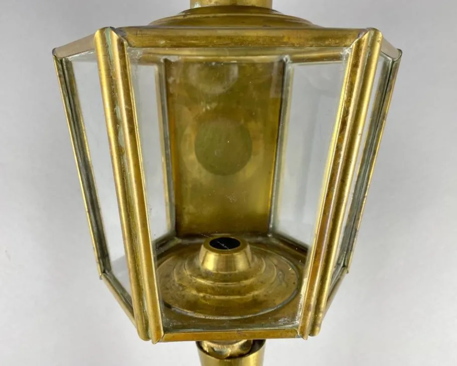 Online Pamono Large Antique Carriage Lantern, 1920