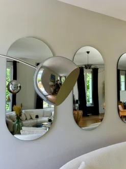 Outlet Pamono Large Arched Floor Lamp in Chromed Metal, 1970