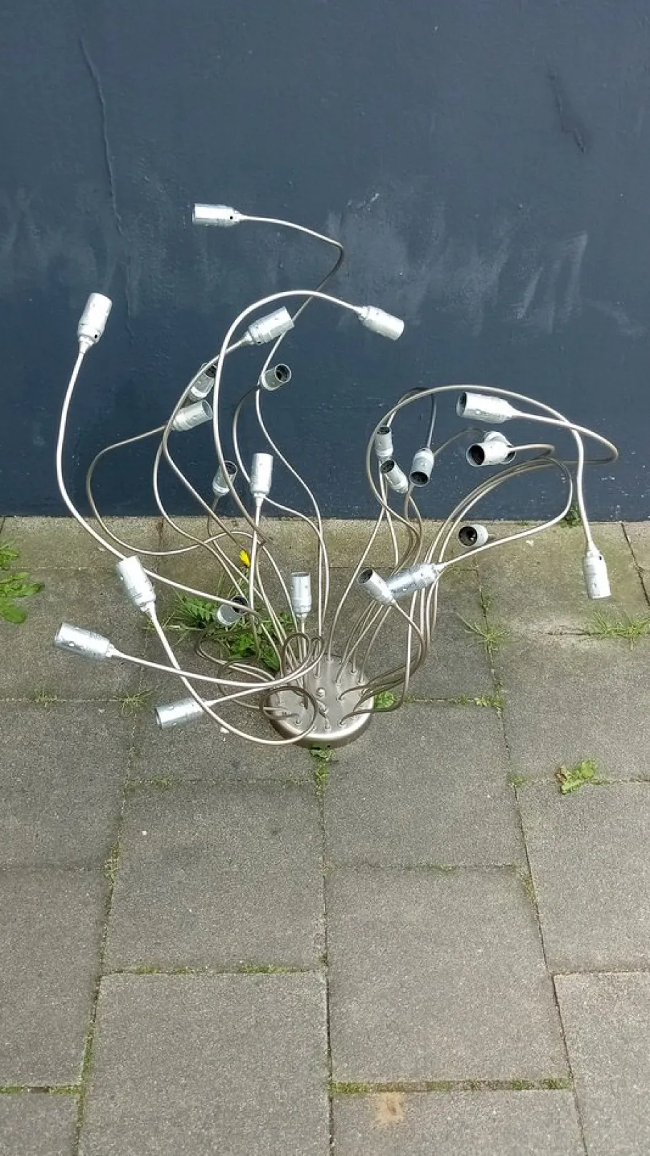 Clearance Pamono Large 24-Armed Ceiling Lamp attributed to Catellani Smith