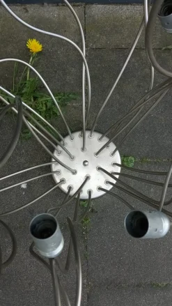 Clearance Pamono Large 24-Armed Ceiling Lamp attributed to Catellani Smith