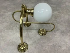 Sale Pamono Large Art Deco Brass Wall Lamp, 1930s