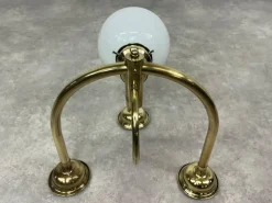 Sale Pamono Large Art Deco Brass Wall Lamp, 1930s