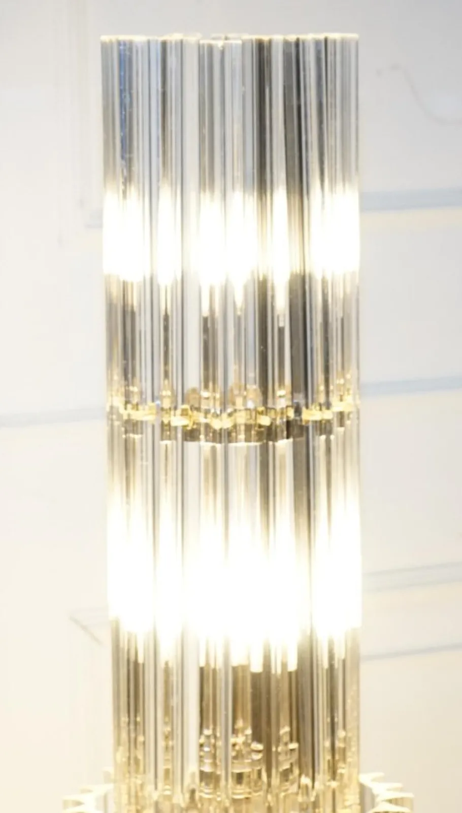 New Pamono Large Art Deco Murano Glass Floor Lamp by Eichholtz Eldorado