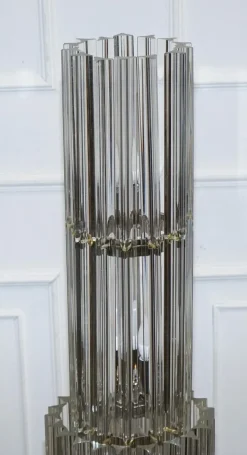 New Pamono Large Art Deco Murano Glass Floor Lamp by Eichholtz Eldorado