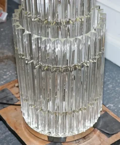 New Pamono Large Art Deco Murano Glass Floor Lamp by Eichholtz Eldorado