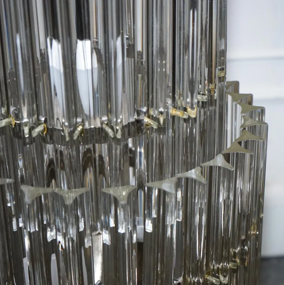 New Pamono Large Art Deco Murano Glass Floor Lamp by Eichholtz Eldorado