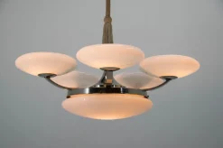 Best Pamono Large Art Deco Pendant Light, 1930s