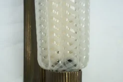 Sale Pamono Large Art Deco Sconce in Brass and Acrylic, 1930s