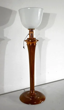 Hot Pamono Large Art Deco Table Lamp from Mazda, 1930s