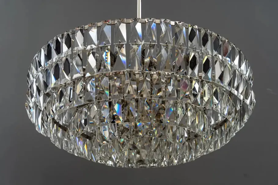 Online Pamono Large Bakalowits Crystal Chandelier, Vienna, 1950s