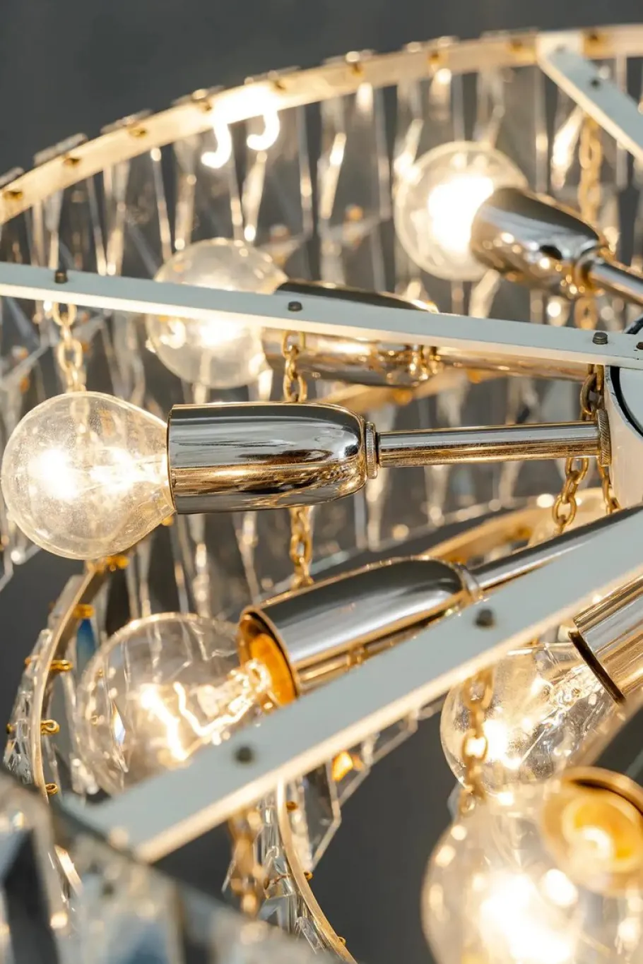 Online Pamono Large Bakalowits Crystal Chandelier, Vienna, 1950s