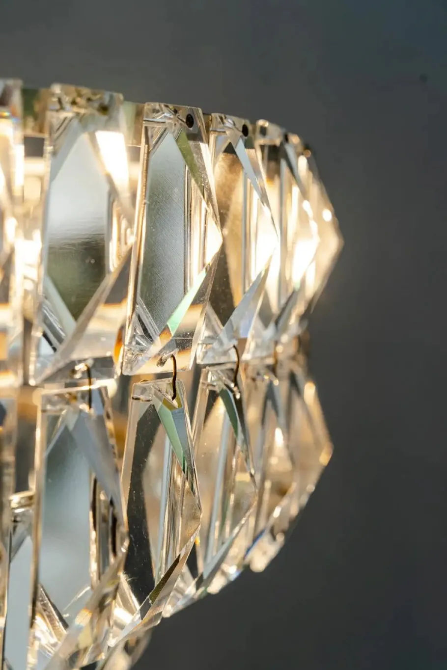 Online Pamono Large Bakalowits Crystal Chandelier, Vienna, 1950s