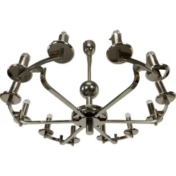 Online Pamono Large Bauhaus Chandelier and Wall Lamps, 1940s, Set of 3