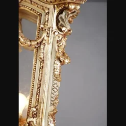 Online Pamono Large Beech Lantern Floor Lamp in Louis XV Style