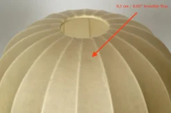 Outlet Pamono Large Beige Gatto Cocoon Table Lamps attributed to Castiglioni for Flos, Italy, 1960s, Set of 2