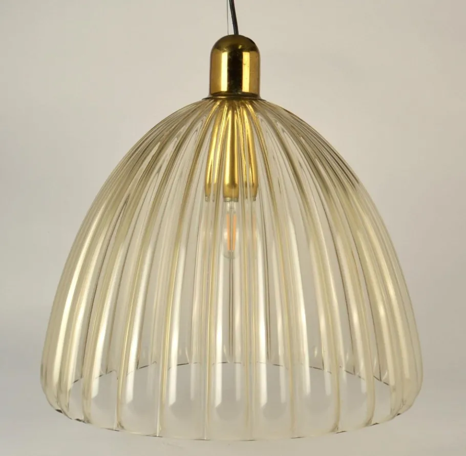 Online Pamono Large Bell-Shaped Murano Glass Pendant by Renato Toso, 1950s