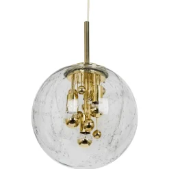 Sale Pamono Large Big Ball Pendant from Doria, Germany, 1970s