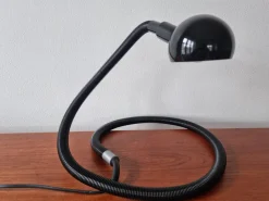 Hot Pamono Large Black Adjustable Table Lamp Hebi by Isao Hosoe for Valenti Luce, 1970s