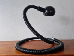 Hot Pamono Large Black Adjustable Table Lamp Hebi by Isao Hosoe for Valenti Luce, 1970s