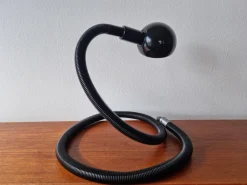 Hot Pamono Large Black Adjustable Table Lamp Hebi by Isao Hosoe for Valenti Luce, 1970s