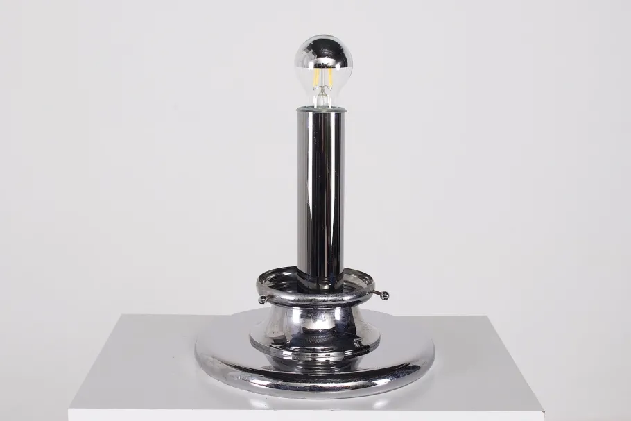 Best Pamono Large Blown Glass Lamp, 1970s