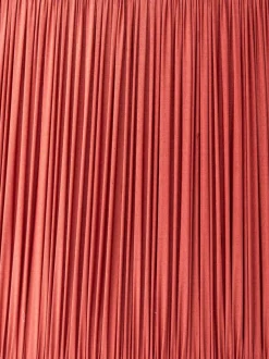 Sale Pamono Large Blue and White Hand-Painted Table Lamp with New Terracotta Silk Lampshade from Royal Delft, 1948