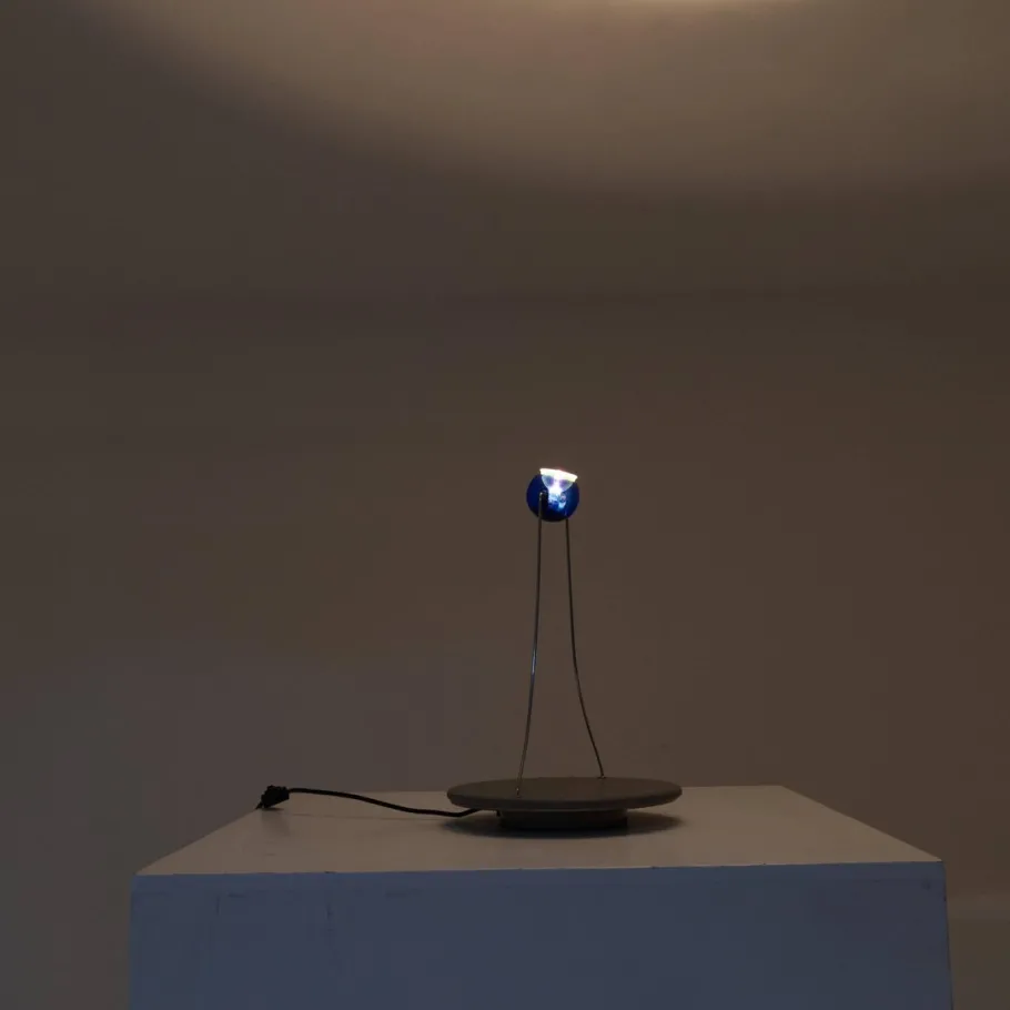 Discount Pamono Large Blue Gemma Table Lamp from Skipper