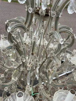 Hot Pamono Large Bohemian Crystal Chandelier Marie-Thérèse 30 Lights, 1950s