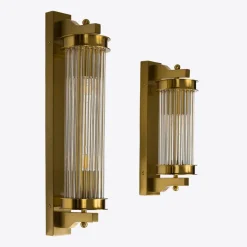 Sale Pamono Large Brass Elon Wall Light from Pure White Lines