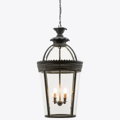 Online Pamono Large Bronze Verdigris Byron Lantern from Pure White Lines