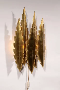 Sale Pamono Large Brutalist Copper Wall Lamp by Svend Aage Holm Sørensen for Holm Sørensen & Co., Denmark, 1960s