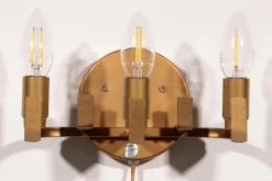 Sale Pamono Large Brutalist Copper Wall Lamp by Svend Aage Holm Sørensen for Holm Sørensen & Co., Denmark, 1960s