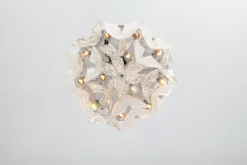 Best Pamono Large Catena Ceiling Light in Murano Glass attributed to Kalmar, Austria, 1960