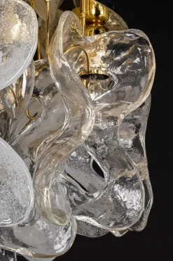 Online Pamono Large Catena Ceiling Light in Murano Glass from Kalmar, Austria, 1960s