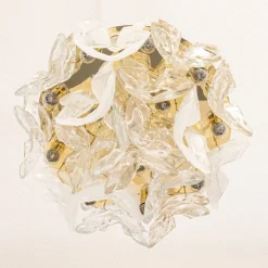 Online Pamono Large Catena Ceiling Light in Murano Glass from Kalmar, Austria, 1960s