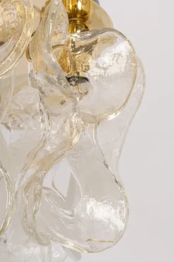 Online Pamono Large Catena Ceiling Light in Murano Glass from Kalmar, Austria, 1960s