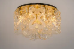 Online Pamono Large Catena Ceiling Light in Murano Glass from Kalmar, Austria, 1960s