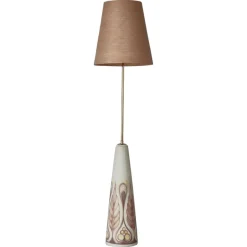 Clearance Pamono Large Ceramic Floor Lamp attributed to Rigmor Nielsen for Søholm, 1960s