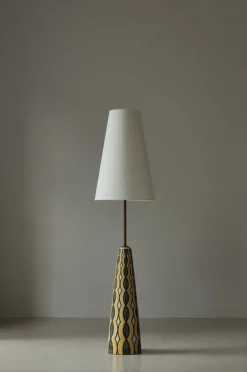 Clearance Pamono Large Ceramic Floor Lamp by Rigmor Nielsen, 1960s
