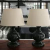 Online Pamono Large Ceramic Lamps, France, 1970s-1980s, Set of 2