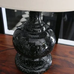 Online Pamono Large Ceramic Lamps, France, 1970s-1980s, Set of 2